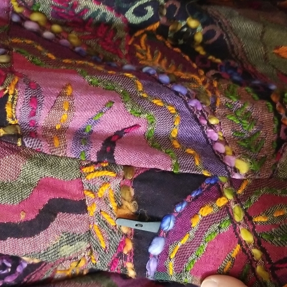 Soft surroundings embroidered jacket - Picture 4 of 13